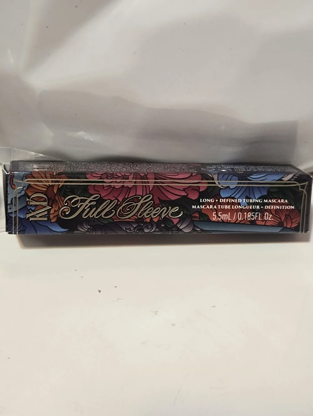 NIB KVD Beauty Full Sleeve Long + Defined Tubing Mascara In Ink Black